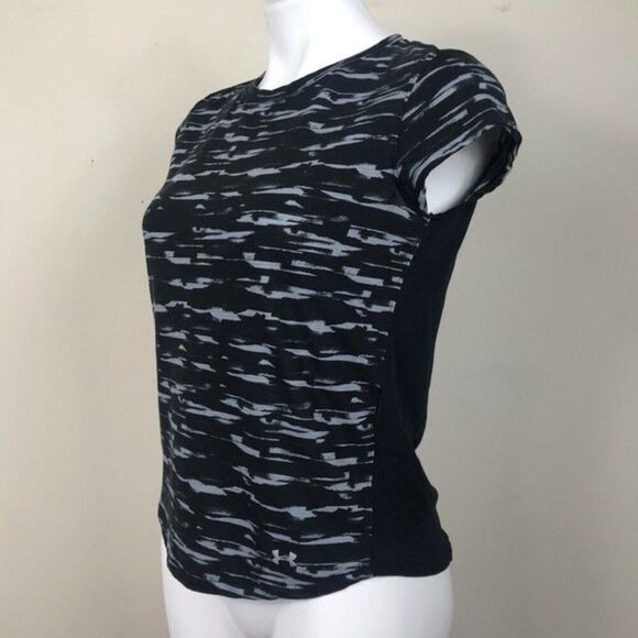 Under Armour Mesh Run Tee Shirt S Athletic Gym Training Tennis Golf Top 1309454 - Picture 7 of 15